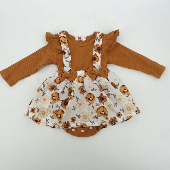 brown dress 12 months Luna Short Dress